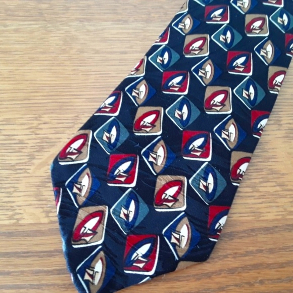Multicolor Handmade Silk Necktie Made In USA